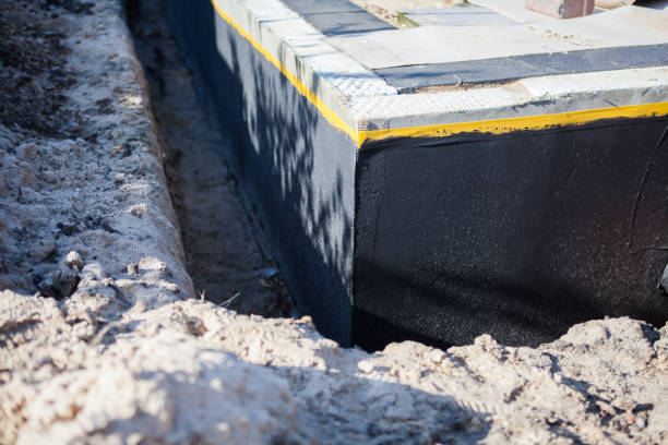 Residential Waterproofing installation at a Lyons, OH home by SJ Waterproofing Pros